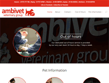 Tablet Screenshot of ambivet.com